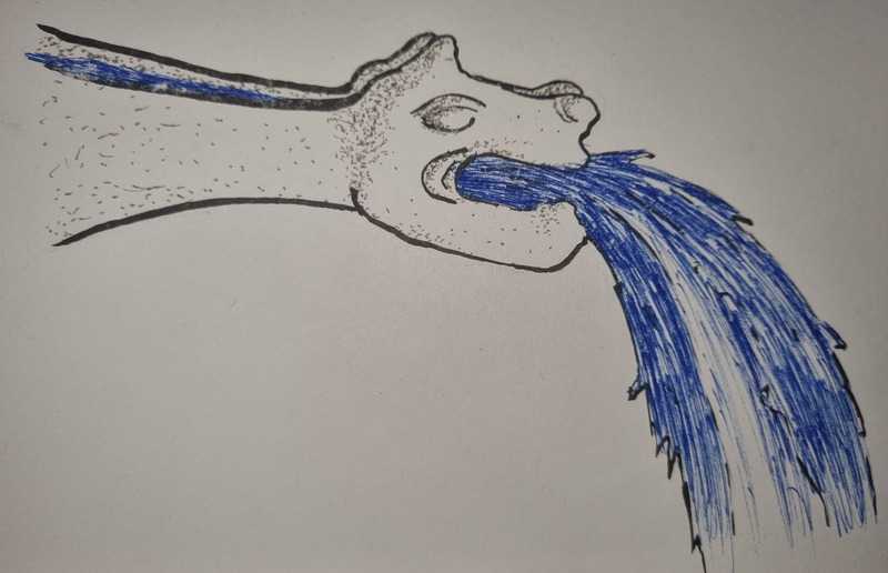 Gargoyle, fine liners