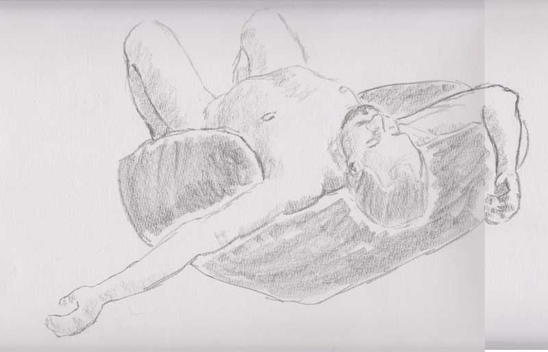 Man, reclined