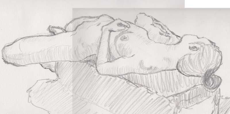 Lady, reclined