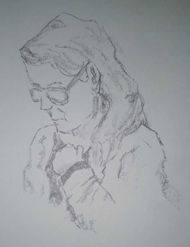 Artist sketch, pencil