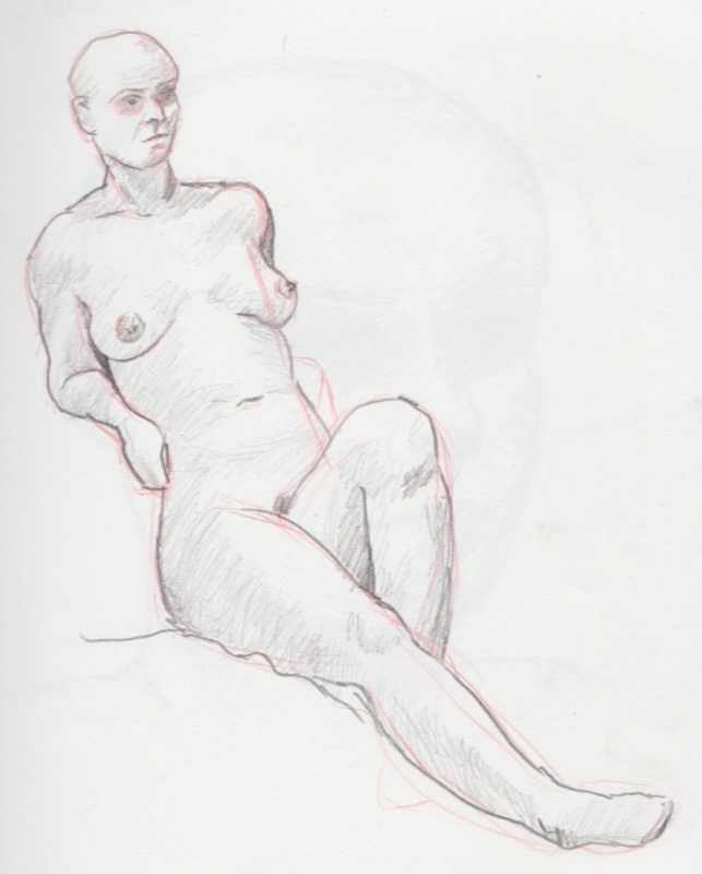 Woman, reclined