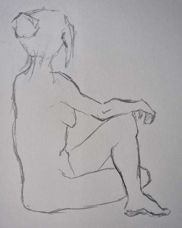 Woman, 1 of 7, seated, short pose