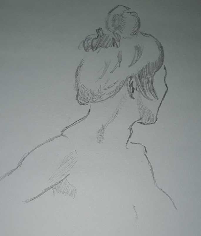 Woman, looking away