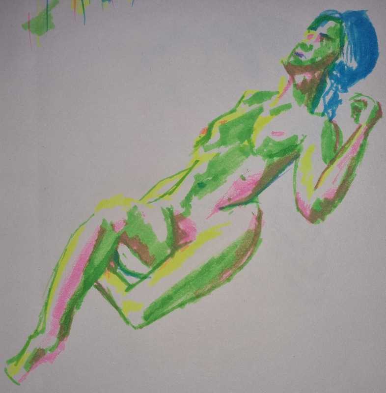 Woman, 1 of 6, reclined, office highlighter