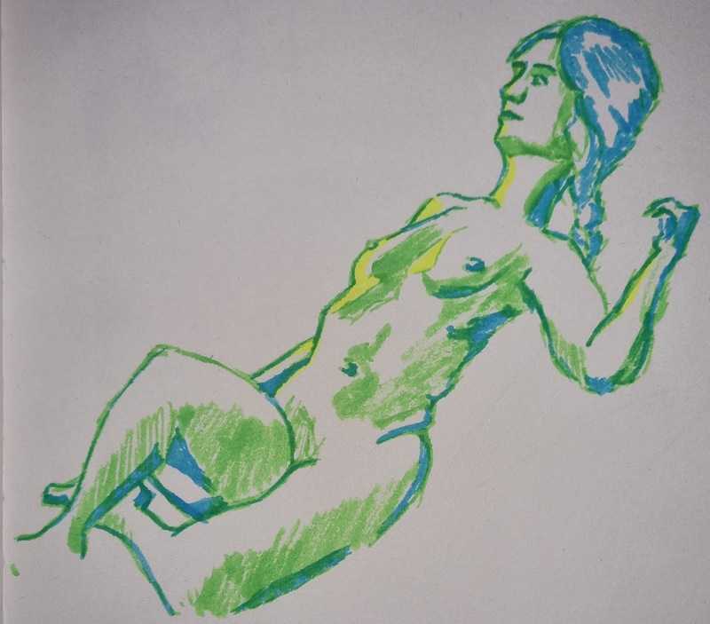 Woman, 5 of 6, reclined, office highlighter