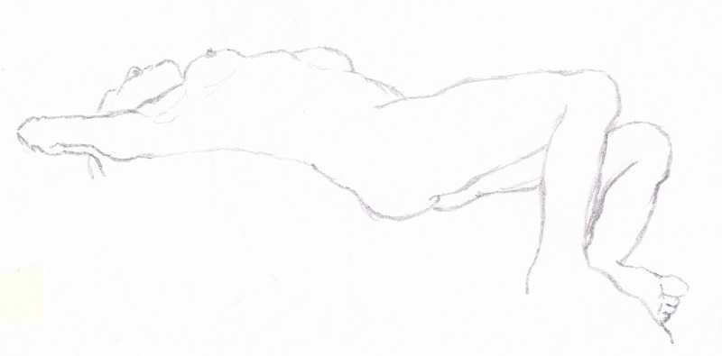 Reclining lady