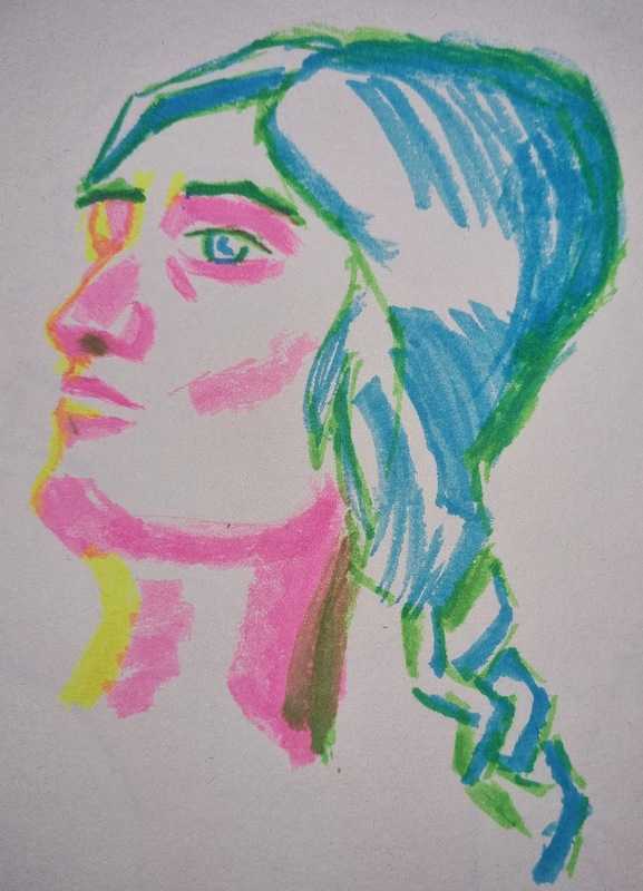 Woman, 3 of 6, portrait, office highlighter