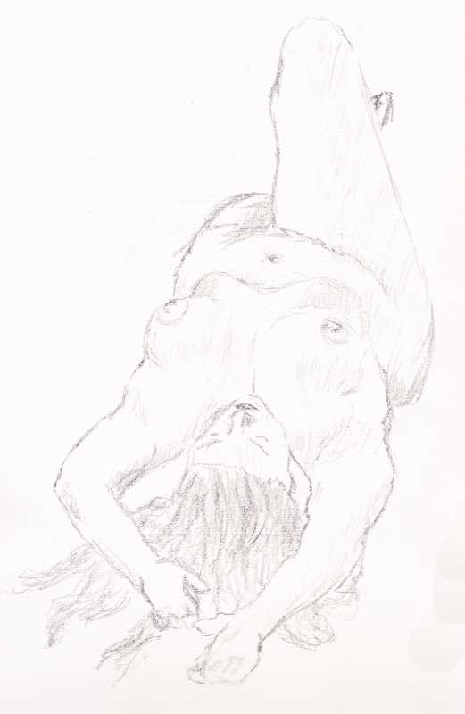 Foreshortened lady