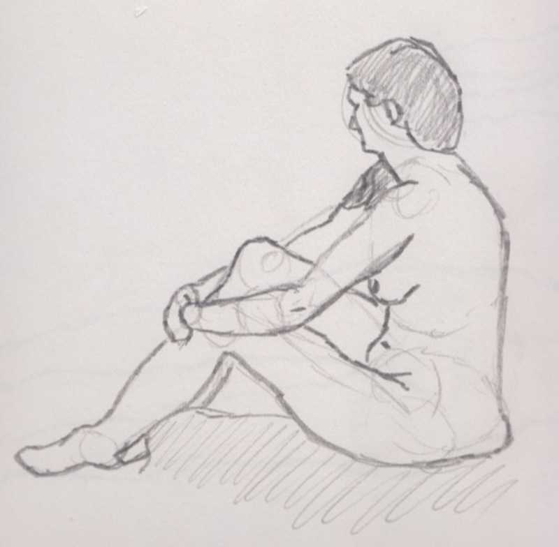 Lady, sitting